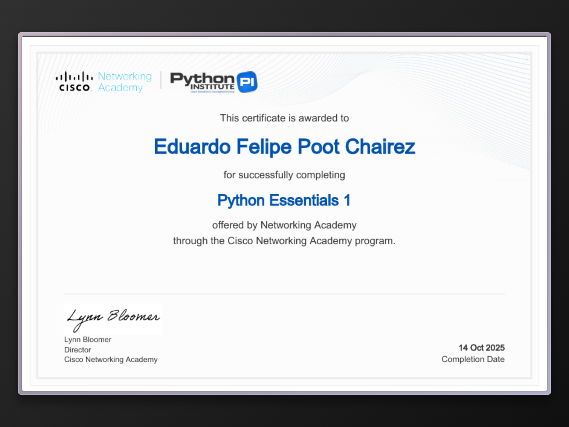 Python Essentials 1